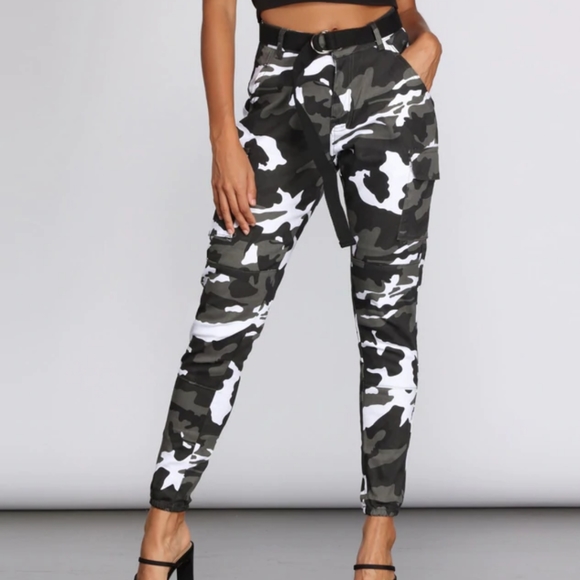 American Bazi Pants - American bazi camo cargo pants women's medium